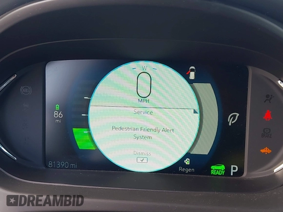 2018 Chevrolet Bolt EV Premier with VIN 1G1FX6S08J4113641, listed as a IAAI auction lot 41681041 with 81,390 mi miles. Bid and sale history available at carsss.com. Image 7.