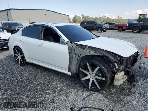 2007 Infiniti G35 Journey with VIN JNKBV61E47M723973, listed as a Copart auction lot 74817104 with 233,767 mi miles and Salvage Title. Bid and sale history available at DreamBid. Image 4.