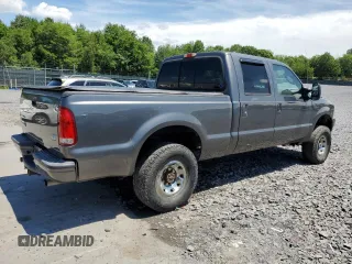 2004 Ford F-250 XL with VIN 1FTNW21L14EA16600, listed as a Copart auction lot 62814805 with 222,493 mi miles and Salvage title. Bid and sale history available at DreamBid. Image 3.