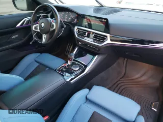 2022 BMW M4 Competition xDrive with VIN WBS43AZ0XNCH64490, listed as a Copart auction lot 79733964 with 50,350 mi miles and Salvage Title. Bid and sale history available at carsss.com. Image 8.