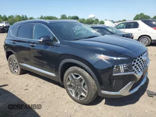 2022 Hyundai Santa Fe Hybrid Limited with VIN KM8S5DA18NU037687, listed as a Copart auction lot 56005664 with 23,390 mi miles and Salvage Title. Bid and sale history available at carsss.com. Image 4.