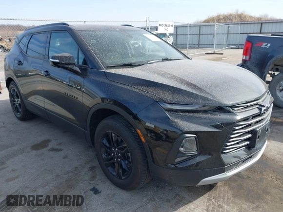 2021 Chevrolet Blazer LT with VIN 3GNKBHRS1MS510207, listed as a IAAI auction lot 41823139 with 45,298 mi miles and . Bid and sale history available at DreamBid. Image 1.