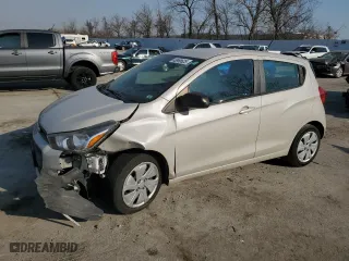 2017 Chevrolet Spark LS with VIN KL8CB6SA4HC756398, listed as a Copart auction lot 48998625 with 84,762 mi miles and Salvage Title. Bid and sale history available at carsss.com. Image 1.