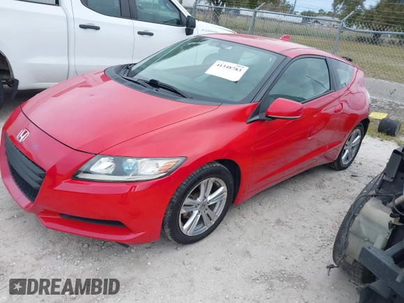 2011 Honda CR-Z with VIN JHMZF1D42BS008731, listed as a IAAI auction lot 41348783 with 111,468 mi miles. Bid and sale history available at carsss.com. Image 2.