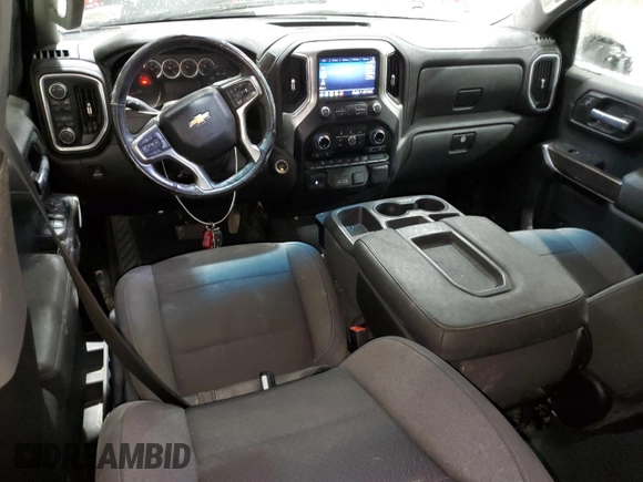 2021 Chevrolet Silverado 1500 LT with VIN 3GCUYDETXMG234359, listed as a Copart auction lot 87718045 with 50,494 mi miles and Salvage Title. Bid and sale history available at carsss.com. Image 8.