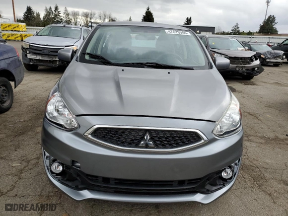 2020 Mitsubishi Mirage ES with VIN ML32A3HJ4LH002489, listed as a Copart auction lot 47628555 with 92,439 mi miles and Clean Title. Bid and sale history available at carsss.com. Image 5.