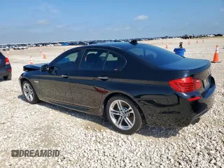 2015 BMW 5 Series 528i with VIN WBA5A5C59FD520199, listed as a Copart auction lot 59214725 with 116,914 mi miles and Salvage title. Bid and sale history available at DreamBid. Image 2.