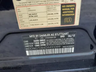2013 Mercedes-Benz S-Class S 550 with VIN WDDNG7DB4DA493399, listed as a Copart auction lot 88284775 with 0 mi miles and Salvage Title. Bid and sale history available at carsss.com. Image 13.