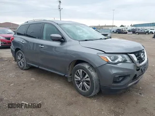 2017 Nissan Pathfinder SV z VIN 5N1DR2MM0HC655538, wystawiony jako IAAI lot #42083473 z przebiegiem 92 796 mil mil oraz . Historia ofert i sprzedaży dostępna na DreamBid. Obrazek 1.
