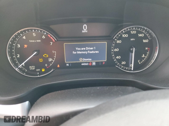 2021 Cadillac XT4 AWD Premium Luxury with VIN 1GYFZDR4XMF016846, listed as a Copart auction lot 82963704 with 44,063 mi miles and Salvage Title. Bid and sale history available at carsss.com. Image 9.
