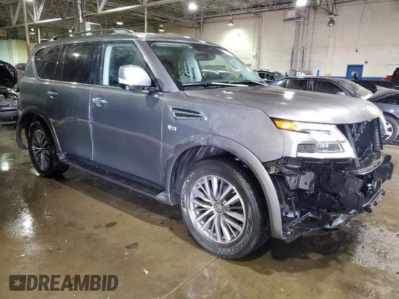 2022 Nissan Armada SL with VIN JN8AY2BA3N9392879, listed as a Copart auction lot 89096725 with 53,545 mi miles and Clean Title. Bid and sale history available at carsss.com. Image 4.