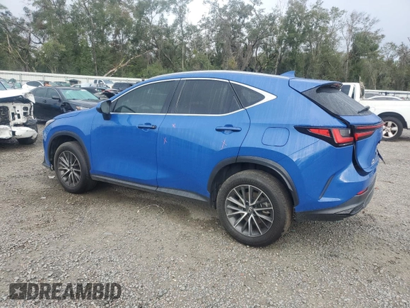 2022 Lexus NX 250 Premium with VIN JTJGDCAZ4N5003363, listed as a Copart auction lot 86794724 with 35,662 mi miles and Salvage title. Bid and sale history available at DreamBid. Image 2.