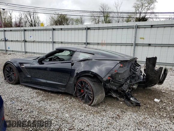 2019 Chevrolet Corvette Z06 2LZ with VIN 1G1YS2D60K5601396, listed as a Copart auction lot 50212764 with 11,794 mi miles and Salvage Title. Bid and sale history available at carsss.com. Image 2.