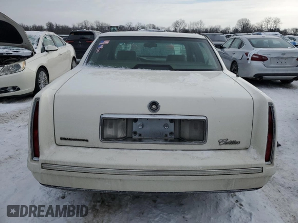 1998 Cadillac DeVille with VIN 1G6KD54YXWU765831, listed as a Copart auction lot 88877175 with 0 mi miles and Salvage Title. Bid and sale history available at carsss.com. Image 6.