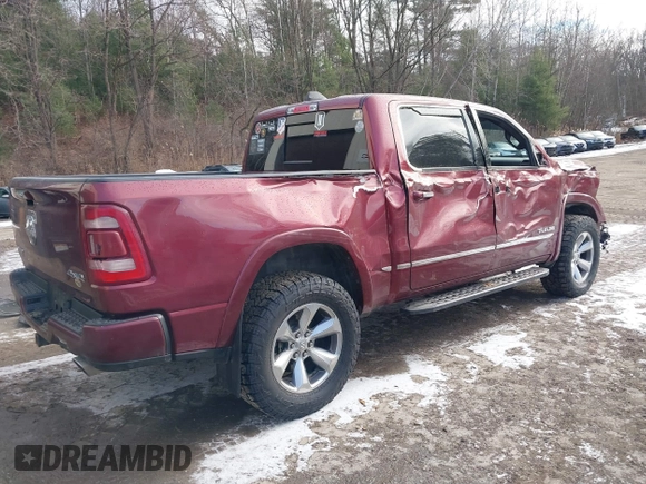 2019 Ram 1500 Limited z VIN 1C6SRFHT5KN896163, wystawiony jako IAAI lot #41101234 z przebiegiem 100 112 mil mil oraz . Historia ofert i sprzedaży dostępna na DreamBid. Obrazek 4.
