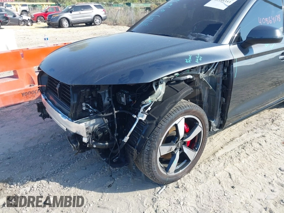 2024 Audi Q5 S line Prestige with VIN WA1FAAFY5R2112458, listed as a IAAI auction lot 41395353 with 10,801 mi miles and . Bid and sale history available at DreamBid. Image 18.