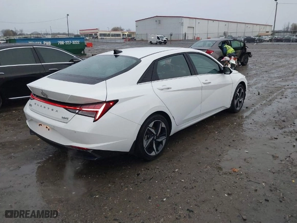 2021 Hyundai Elantra Hybrid Limited with VIN KMHLN4AJ8MU011366, listed as a IAAI auction lot 41739528 with 67,879 mi miles. Bid and sale history available at carsss.com. Image 4.