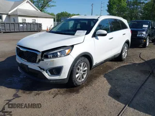 2017 Kia Sorento LX with VIN 5XYPGDA54HG187891, listed as a IAAI auction lot 42122755 with 143,131 mi miles and . Bid and sale history available at carsss.com. Image 2.