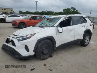 2023 Toyota RAV4 LE z VIN 2T3H1RFV2PW266729, wystawiony jako Copart lot #55138615 z przebiegiem 39 349 mil mil oraz Szkoda całkowita • Salvage title. Historia ofert i sprzedaży dostępna na DreamBid. Obrazek 1.