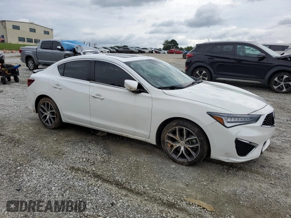 2019 Acura ILX Premium with VIN 19UDE2F73KA012337, listed as a Copart auction lot 60401005 with 110,825 mi miles and Salvage title. Bid and sale history available at DreamBid. Image 4.