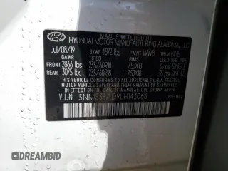 2020 Hyundai Santa Fe SEL with VIN 5NMS33AD9LH143066, listed as a Copart auction lot 51484095 with 121,858 mi miles and Salvage Title. Bid and sale history available at carsss.com. Image 14.