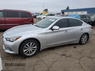 2017 Infiniti Q50 2.0t Sport with VIN JN1CV7AR7HM682824, listed as a Copart auction lot 83357614 with 49,973 mi miles and Clean Title. Bid and sale history available at carsss.com. Image 1.