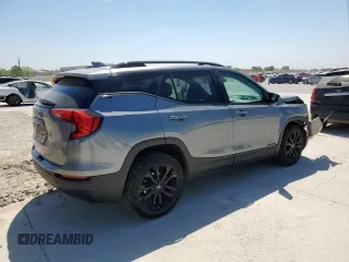 2020 GMC Terrain SLE with VIN 3GKALMEV1LL203661, listed as a Copart auction lot 53195945 with 87,870 mi miles and Salvage title. Bid and sale history available at DreamBid. Image 3.