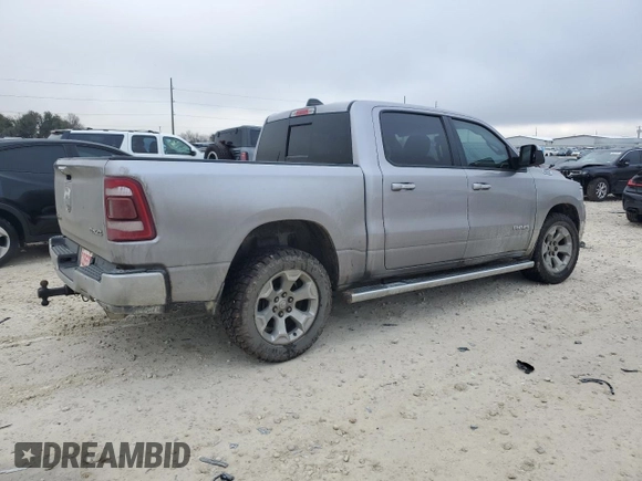 2019 Ram 1500 Big Horn/Lone Star with VIN 1C6SRFFT6KN518419, listed as a Copart auction lot 46429725 with 110,272 mi miles and Salvage Title. Bid and sale history available at carsss.com. Image 3.