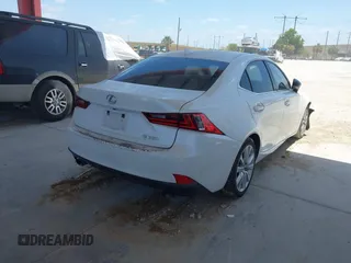 2015 Lexus IS 250 with VIN JTHBF1D26F5047715, listed as a IAAI auction lot 42123104 with 176,827 mi miles. Bid and sale history available at carsss.com. Image 4.
