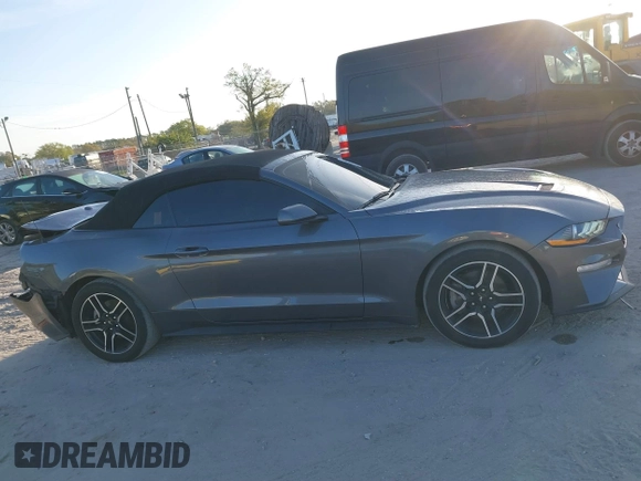 2021 Ford Mustang EcoBoost with VIN 1FATP8UH5M5107597, listed as a IAAI auction lot 41690617 with 54,164 mi miles. Bid and sale history available at carsss.com. Image 13.