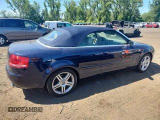 2007 Audi A4 2.0T with VIN WAUDF48H17K027091, listed as a Copart auction lot 65282805 with 88,245 mi miles and Salvage title. Bid and sale history available at DreamBid. Image 3.