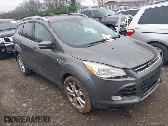 2014 Ford Escape Titanium with VIN 1FMCU0JX2EUA28679, listed as a IAAI auction lot 41930585 with 164,038 mi miles. Bid and sale history available at carsss.com. Image 1.