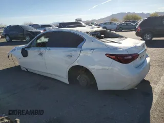 2018 Infiniti Q50 3.0t LUXE with VIN JN1EV7AP7JM357992, listed as a Copart auction lot 84949864 with 0 mi miles and Non Repairable. Bid and sale history available at carsss.com. Image 2.