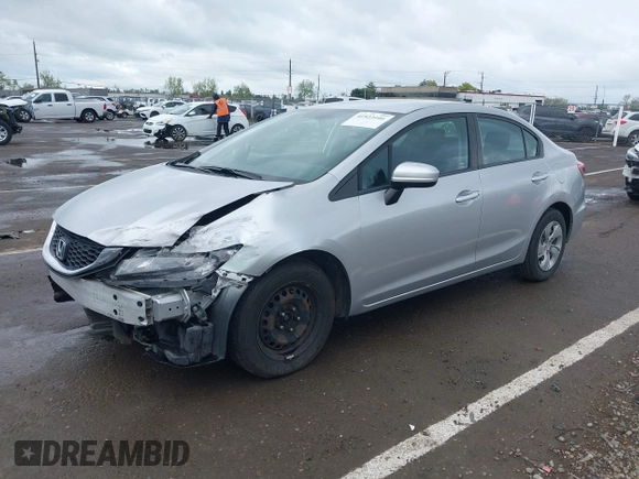 2014 Honda Civic Sedan LX with VIN 19XFB2F54EE256806, listed as a IAAI auction lot 41923101 with 143,775 mi miles. Bid and sale history available at carsss.com. Image 18.