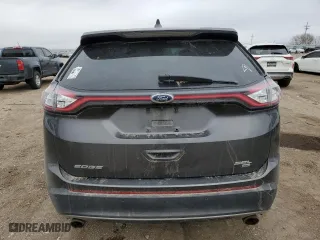 2015 Ford Edge SEL with VIN 2FMTK4J87FBB06516, listed as a Copart auction lot 49745815 with 208,152 mi miles and Salvage Title. Bid and sale history available at carsss.com. Image 6.