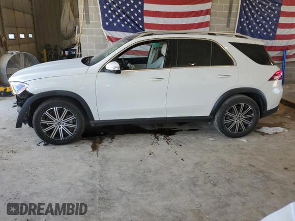 2024 Mercedes-Benz GLE 450 with VIN 4JGFB5KB1RB200365, listed as a Copart auction lot 65631214 with 1,792 mi miles and Salvage title. Bid and sale history available at DreamBid. Image 1.