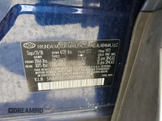 2019 Hyundai Santa Fe SEL with VIN 5NMS33AD0KH043131, listed as a Copart auction lot 54219415 with 131,532 mi miles and Non Repairable. Bid and sale history available at DreamBid. Image 12.