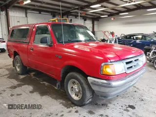 1997 Ford Ranger XLT with VIN 1FTCR10A8VUC03137, listed as a IAAI auction lot 41654877 with 228,143 mi miles. Bid and sale history available at carsss.com. Image 1.