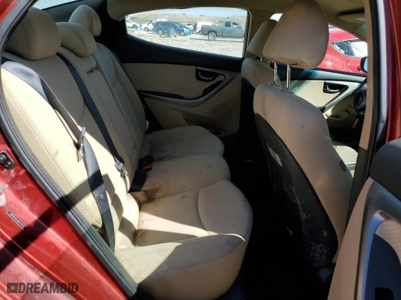 2013 Hyundai Elantra GLS PZEV with VIN 5NPDH4AEXDH174114, listed as a Copart auction lot 53123815 with 197,236 mi miles and Clean Title. Bid and sale history available at carsss.com. Image 10.