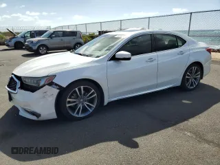 2019 Acura TLX Advance with VIN 19UUB2F80KA009509, listed as a Copart auction lot 48239715 with 44,567 mi miles and Salvage title. Bid and sale history available at DreamBid. Image 1.