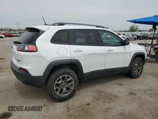 2020 Jeep Cherokee Trailhawk with VIN 1C4PJMBX9LD504136, listed as a Copart auction lot 58975865 with 79,515 mi miles and Salvage title. Bid and sale history available at DreamBid. Image 3.