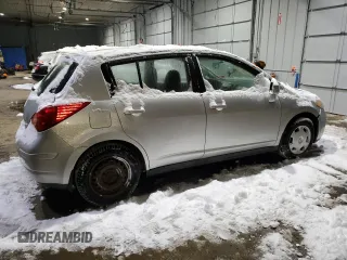 2007 Nissan Versa 1.8 S with VIN 3N1BC13E77L450063, listed as a Copart auction lot 42299135 with 81,821 mi miles and Salvage Title. Bid and sale history available at carsss.com. Image 3.