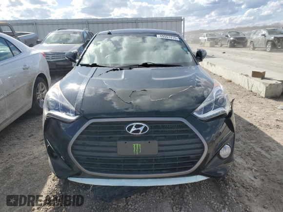 2016 Hyundai Veloster Turbo with VIN KMHTC6AE3GU264278, listed as a Copart auction lot 49557415 with Not provided miles and Clean title. Bid and sale history available at DreamBid. Image 5.