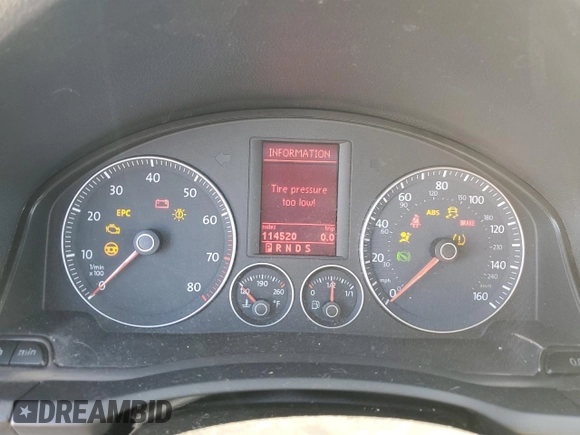 2008 Volkswagen Eos Turbo z VIN WVWBA71F98V030176, wystawiony jako Copart lot #46336425 z przebiegiem 114 520 mil mil oraz Szkoda całkowita • Salvage title. Historia ofert i sprzedaży dostępna na DreamBid. Obrazek 9.