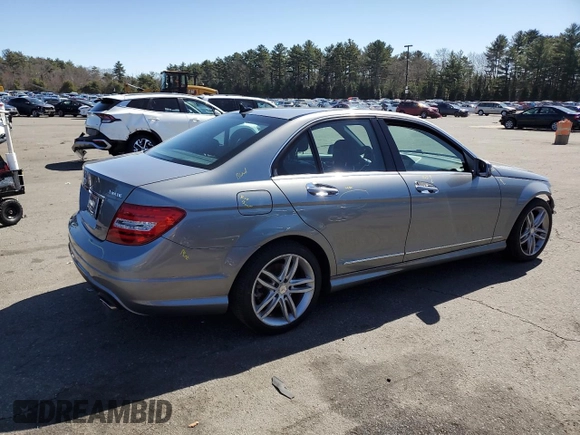 2014 Mercedes-Benz C 300 Sport with VIN WDDGF8AB4EG202033, listed as a Copart auction lot 49781945 with 126,386 mi miles and Salvage Title. Bid and sale history available at DreamBid. Image 3.