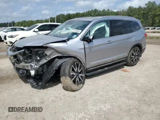 2020 Honda Pilot Touring 8-Passenger with VIN 5FNYF5H92LB024081, listed as a Copart auction lot 51578355 with 38,310 mi miles and Salvage Title. Bid and sale history available at DreamBid. Image 1.
