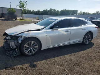 2018 Lexus LS 500 with VIN JTHC51FF9J5004745, listed as a Copart auction lot 62578845 with 63,292 mi miles and Salvage title. Bid and sale history available at DreamBid. Image 1.