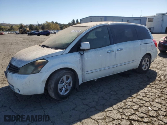 2008 Nissan Quest with VIN 5N1BV28U18N112362, listed as a Copart auction lot 78540184 with 220,913 mi miles and Clean Title. Bid and sale history available at carsss.com. Image 1.