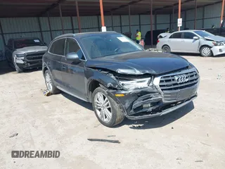 2018 Audi Q5 Premium Plus z VIN WA1BNAFY8J2105219, wystawiony jako IAAI lot #41991915 z przebiegiem 80 732 mil mil oraz . Historia ofert i sprzedaży dostępna na DreamBid. Obrazek 1.