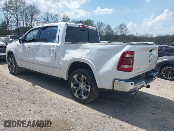 2020 Ram 1500 Limited with VIN 1C6SRFHT6LN364034, listed as a IAAI auction lot 41963839 with 51,902 mi miles. Bid and sale history available at carsss.com. Image 3.